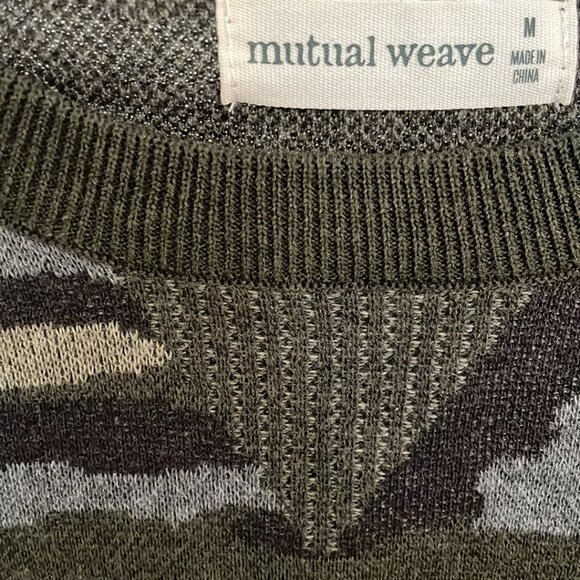 Mutual Weave Men's Camouflage M Pullover Sweater NWT C-42" L-28" S-30" - Picture 3 of 6
